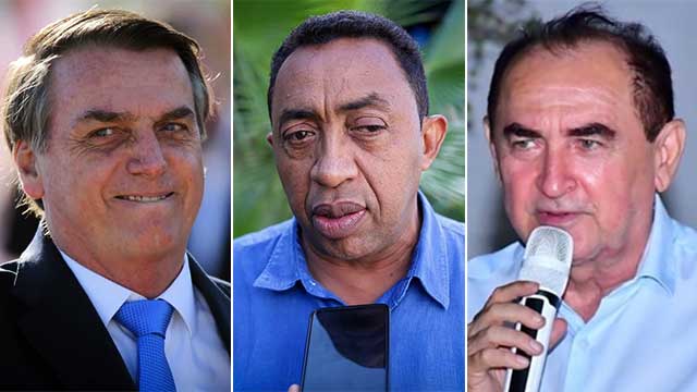 Bolsonaro, Joel e Antonio Reis