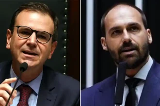 Paes e Flávio Bolsonaro