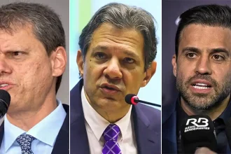 Tarcísio, Haddad e Marçal