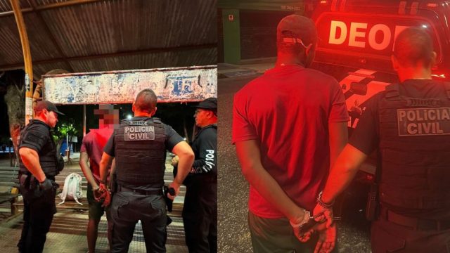 Polícia Civil prende suspeito de homicídio em Goiás no em Teresina. Foto: Reprodução